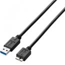 ELECOM USB3-AMB05BK USB3.0ケーブル(A-microB)/0.5m/ブラック