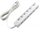 ELECOM T-E5C-2630WH 省エネタップ/個別スイッチ/横挿し/6個口/3.0m/ホワイト