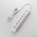 ELECOM T-K5B-2625WH 省エネタップ/無灯個別スイッチ/雷ガード付/6個口/2.5m/ホワイト
