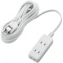 ELECOM T-KST02-22350WH シャッタータップ/雷ガード/3個口/5m/ホワイト