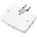 ELECOM T-KTR04WH コーナータップ/雷ガード/3個口/ホワイト