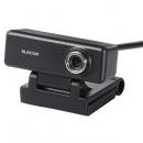 ELECOM UCAM-C520FBBK PC Webカメラ/200万画素/マイク内蔵/高精細ガラスレンズ/ブラック
