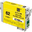 ELECOM ECI-E62Y エコリカ リサイクルインクカートリッジ/EPSON ICY62/イエロー