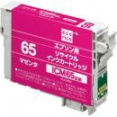 ELECOM ECI-E65M リサイクルインクカートリッジ/EPSON/ICM65互換/マゼンタ