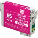 ELECOM ECI-E65M リサイクルインクカートリッジ/EPSON/ICM65互換/マゼンタ