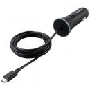 ELECOM MPA-CCCPD01BK カーチャージャー/Type-C/USB-C/USB Power Delivery認証/ストレートタイプ/1.5m/18W/インジケーター搭載/ブラック