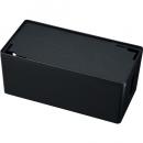 サンワサプライ CB-BOXP2BKN2 ケーブル＆タップ収納ボックス（Mサイズ・ブラック）