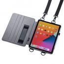 サンワサプライ PDA-IPAD1712BK iPad Air 2020 スタンド機能付きショルダーベルトケース
