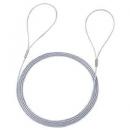 サンワサプライ SLE-3W-15 eセキュリティ（ワイヤー、長さ1.5m・直径1.6mm）