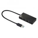 サンワサプライ USB-3H332BK USBハブ（USB3.2 Gen1・HDMI）