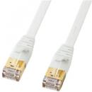 サンワサプライ KB-FLU7-02W CAT7ウルトラフラットLANケーブル（2m・ホワイト）