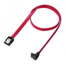 サンワサプライ TK-SATA3-05UL 上L型シリアルATA3ケーブル（ストレート側ラッチ付き・0.5m）