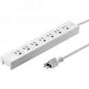 サンワサプライ TAP-F37-5R 電源タップ（7個口・3P・5m）