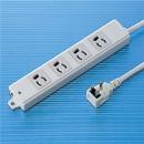 サンワサプライ TAP-K4L-3 工事物件タップ（3P・4個口・3m）