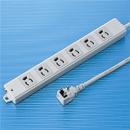 サンワサプライ TAP-KE6L-1 工事物件タップ（3P・6個口・1m）