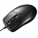 サンワサプライ MA-130HUBK 有線光学式マウス（ブラック）