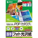 サンワサプライ LBP-KAGNA3N カラーレーザー用フォト光沢紙・厚手（A3・100枚）