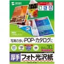 サンワサプライ LBP-KAGNB4N カラーレーザー用フォト光沢紙・厚手（B4・30枚）