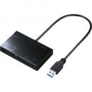 サンワサプライ ADR-3ML35BK USB3.0カードリーダー（ブラック）