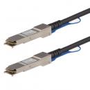 StarTech.com QSFP40GPC05M QSFP+ DAC Twinax ケーブル 0.5m MSA準拠 40GbE