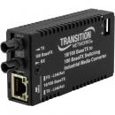 Transition M/E-ISW-FX-02 10/100BASE-TX(RJ-45) ⇔ 100BASE-FX 1300 nm マルチモード (ST)[2km]