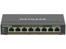 NETGEAR GS308EP-100JPS SOHO/家庭向けPoE+対応 (62W) ギガビット8ポートアンマネージプラススイッチ