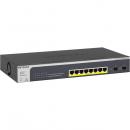 NETGEAR GS510TPP-100AJS GS510TPP PoE+(190W) ギガ8P L2+ スマートスイッチ