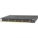 NETGEAR GSM4352PA-100AJS M4300-52G-PoE+ 1000BASE-T 48ポート（PoE+対応） + 10GBASE-T 2ポート + 10G SFP+ 2スロット Layer3マネージスイッチ（スタッカブル） 480W budget