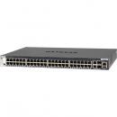NETGEAR GSM4352S-100AJS M4300-52G 1000BASE-T 48ポート + 10GBASE-T 2ポート + 10G SFP+ 2スロット Layer3マネージスイッチ（スタッカブル） 【ライフタイムハードウェア保証】
