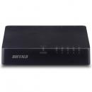 BUFFALO LSW4-TX-5EPL/BKD 10/100Mbps対応 スイッチングHub プラスチック筐体/電源外付けモデル（マグネットなし） 5ポート ブラック