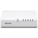 BUFFALO LSW4-TX-5EPL/WHD 10/100Mbps対応 スイッチングHub プラスチック筐体/電源外付けモデル（マグネットなし） 5ポート ホワイト