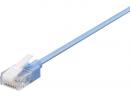 BUFFALO BL6ATSM30BL ツメ折れないCat6A LANケーブル スリム 小型コネクター 3m ブルー