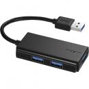 BUFFALO BSH3U100U3BKZ USB3.0 バスパワー 3ポート ハブ ブラック