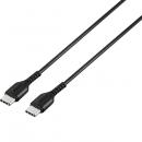 BUFFALO BSMPCCC105BK USB2.0ケーブル（Type-C to Type-C） 0.5m ブラック