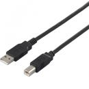 BUFFALO BSUAB207BK USB2.0ケーブル（A to B） 0.7m ブラック