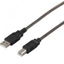 BUFFALO BSUAB207BS USB2.0ケーブル（A to B） 0.7m ブラックスケルトン