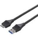 BUFFALO BSUAMBU330BK ユニバーサルコネクター USB3.0 A to microB ケーブル 3.0m ブラック