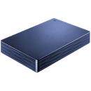 I-O DATA HDPH-UT2DNVR USB3.2 Gen1/2.0対応ポータブルハードディスク「カクうす Lite」 ミレニアム群青 2TB