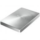 I-O DATA HDPX-UTC1S USB3.1 Gen1 Type-C対応 ポータブルハードディスク「カクうす」 1.0TB シルバー