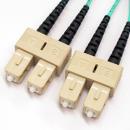 エイム電子 AFP2-DSC/DSC-10G-50-01 OM3光ファイバーケーブル DSC/DSC マルチモード 50/125μm 1m