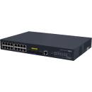 NEC B02014-03406 QX-S3416FT-4G-PW 100Mx12p 1Gx4p SFPx4p レイヤ2インテリジェントPoEスイッチ