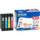 EPSON IC4CL69 ビジネスインクジェット用 インクカートリッジ（4色パック）