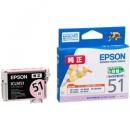 EPSON ICLM51 EP-703A/803A/803AW/903A/903F用 インクカートリッジ/小容量タイプ（ライトマゼンタ）