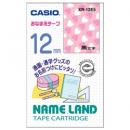 CASIO XR-12E5 ネームランド用おなまえテープ 12mm ハート柄
