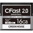 グリーンハウス GH-CFS-NSC16G CFast2.0 SLC 0度～70度 16GB 3年保証