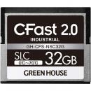 グリーンハウス GH-CFS-NSC32G CFast2.0 SLC 0度～70度 32GB 3年保証