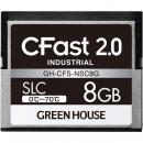 グリーンハウス GH-CFS-NSC8G CFast2.0 SLC 0度～70度 8GB 3年保証