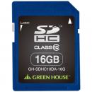 グリーンハウス GH-SDHC10DA-16G SDHCメモリーカード 16GB クラス10 +データ復旧サービス