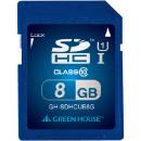 グリーンハウス GH-SDHCUB8G SDHCメモリーカード UHS-I クラス10 8GB