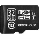 グリーンハウス GH-SDMRHCUB32G microSDHCカード UHS-I U1 クラス10 32GB